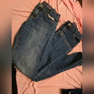 Set Of 2 Children's Place Girls Jeans. Sz 12. ( Skinny And Super Skinny)
